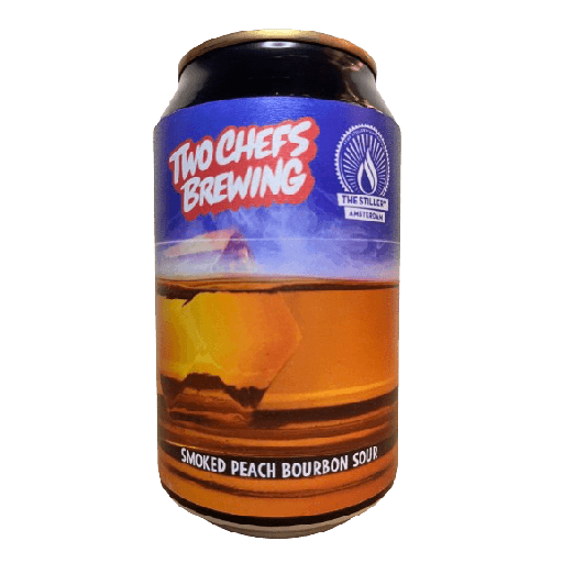 Two Chefs Brewing Peach ice tea sour Cans 12/33cl