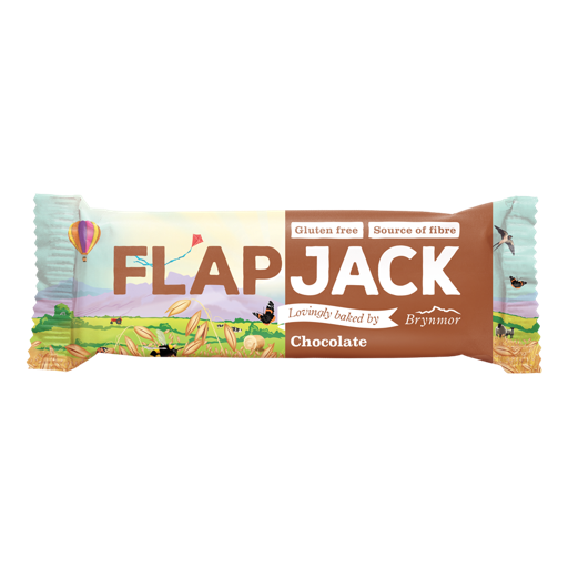 brynmor flapjack chocolate 20x80gr