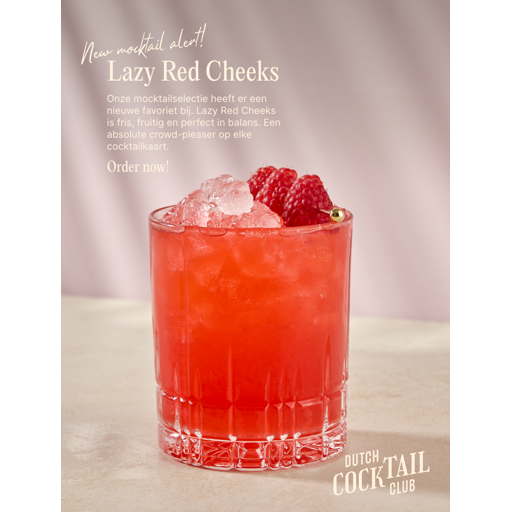 Dutch cocktail club Lazy red cheeks 0%  70cl