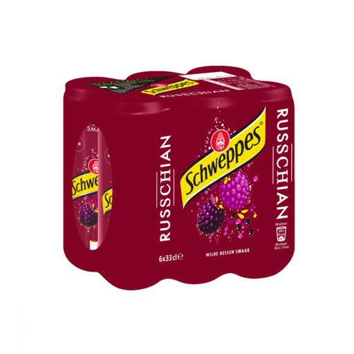 schweppes wild berry 33cl blik