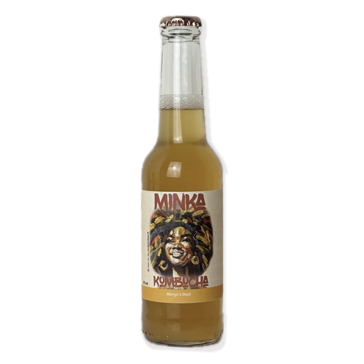 Minka Kombucha Mango Basil 12x27.5cl