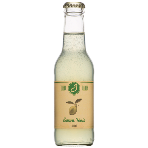 three cents lemon tonic 24x20cl