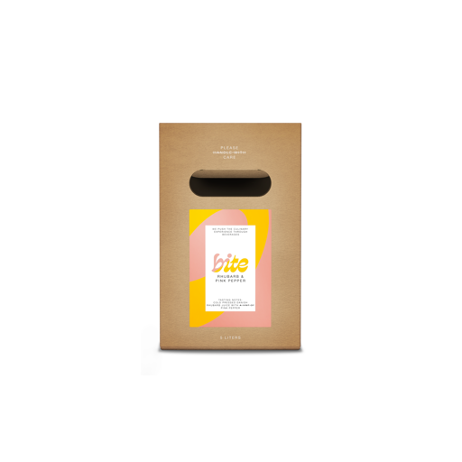 Bite rhubarb & pink pepper bib 5L