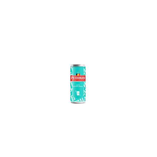 Peterman & Bitter lemon 25cl blik
