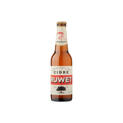 ruwet cidre elderberry 24x33cl doos