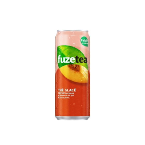 fuze tea peach hibiscus 24x25cl blik