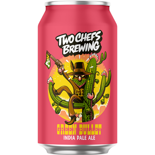 Two Chefs Brewing Green Bullet Cans 12/33cl
