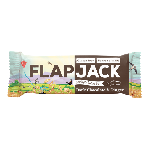 brynmor flapjack dark chocolate&ginger  20x80gr