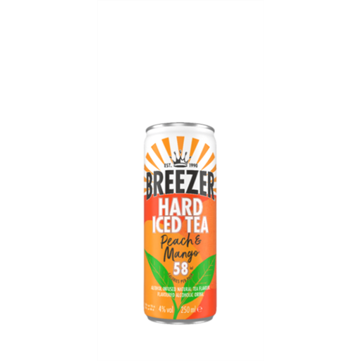 Breezer Hard Iced Tea Peach & Mango 12x25cl