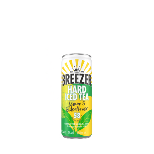 Breezer Hard Iced Tea Lemon & Elderflower 12x25cl