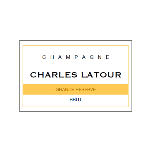 champagne charles latour brut gr.reserve 75 cl