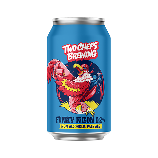 Two Chefs Brewing Funky Falcon NA Cans 12/33cl