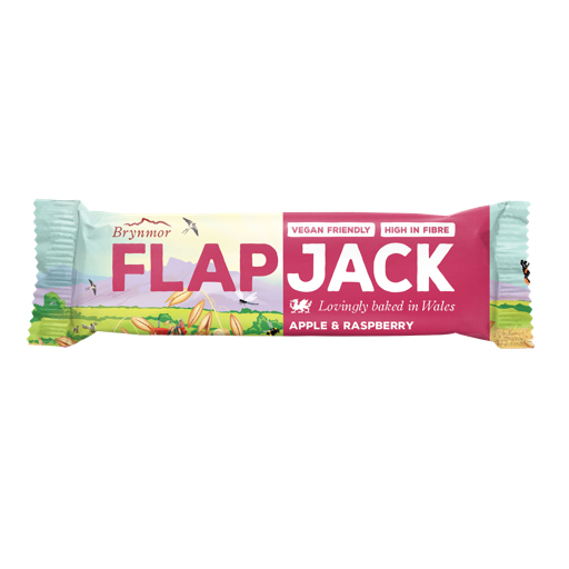 brynmor flapjack apple & raspberry 20x80gr
